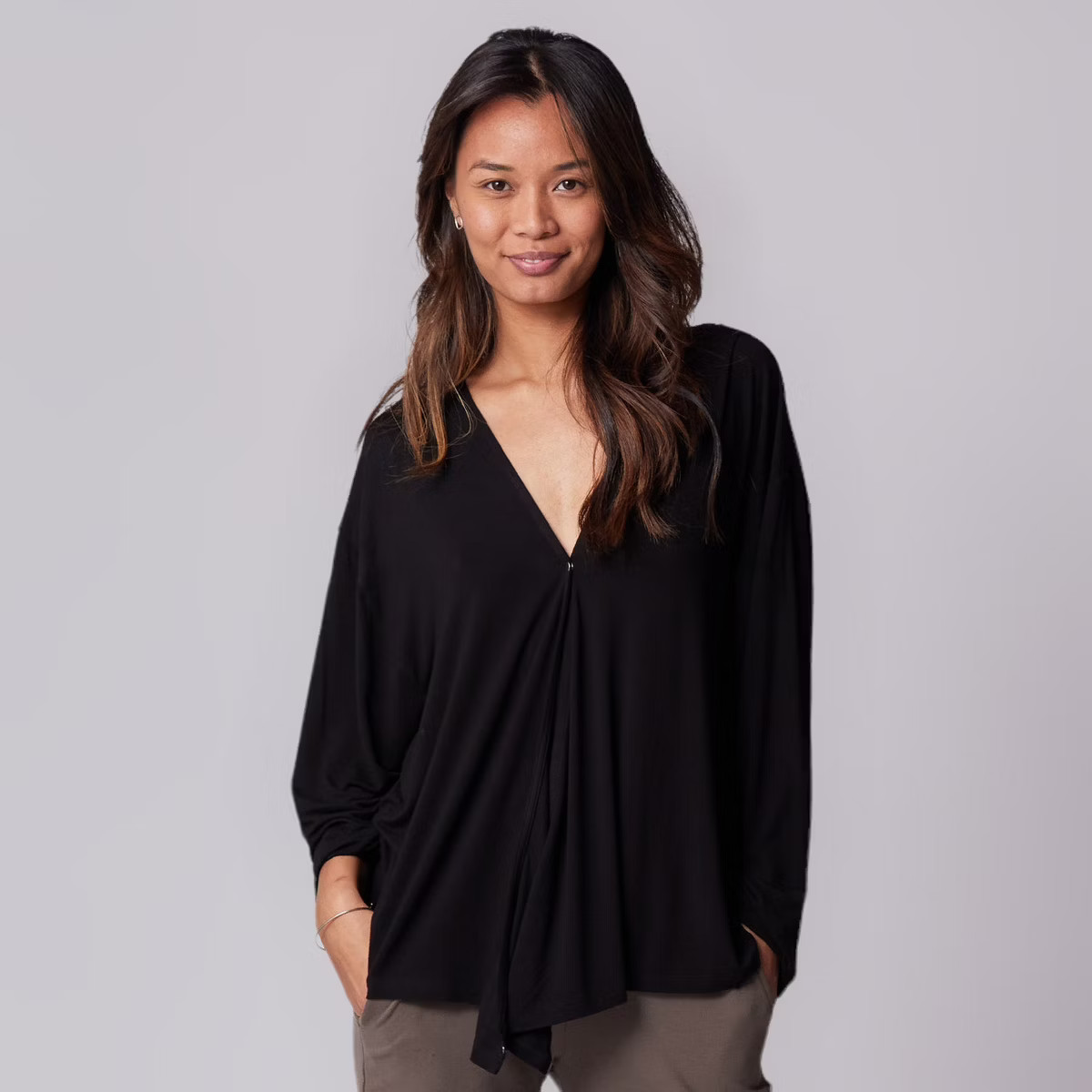 Of An Origin Maternity & Nursing Wrap Blouse | Target