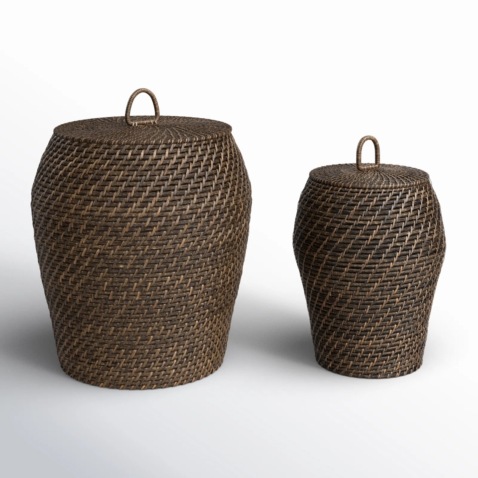 Coastal Rattan Decorative Basket | Birch Lane