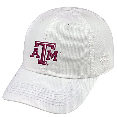 Top of the World Texas A&M Aggies Men's Adjustable, One Size Relaxed Fit White Icon hat, Adjustable, One Size | Amazon (US)