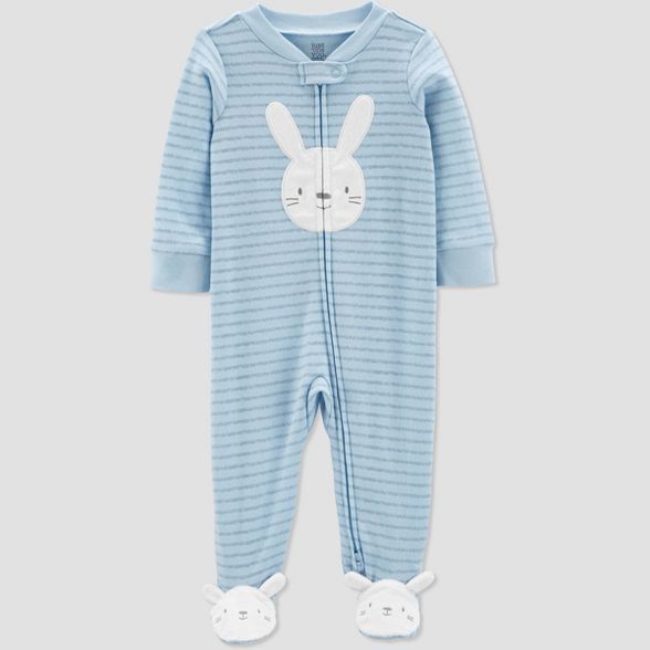 Baby Boys' Striped/Bunny Sleep N' Play - Just One You® made by carter's Blue | Target
