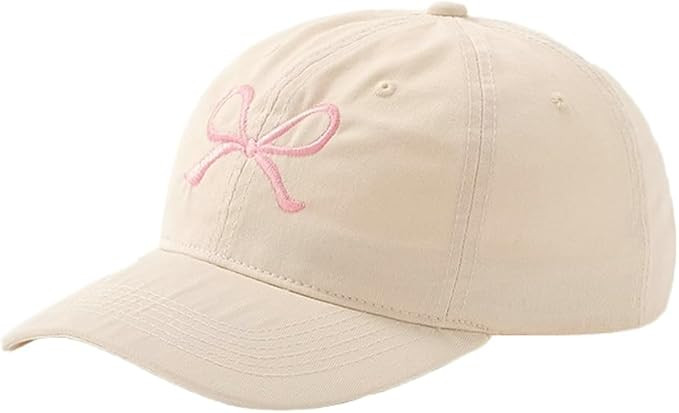 Bow-Tie Baseball Cap for Women Fashion Sun Hats for Women Trucker Hat Y2k Sun Cap Visor Cap Hikin... | Amazon (US)
