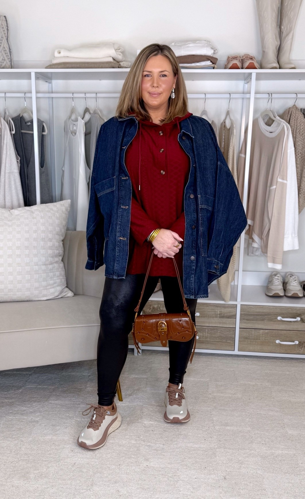 Wearing a 2X in all! They run long, and I suggest getting your regular size!

Plus size fashion, spanx finds, leather leggings, comfy casual, everyday outfit ideas, mom style 

#LTKOver40 #LTKPlusSize #LTKMidsize