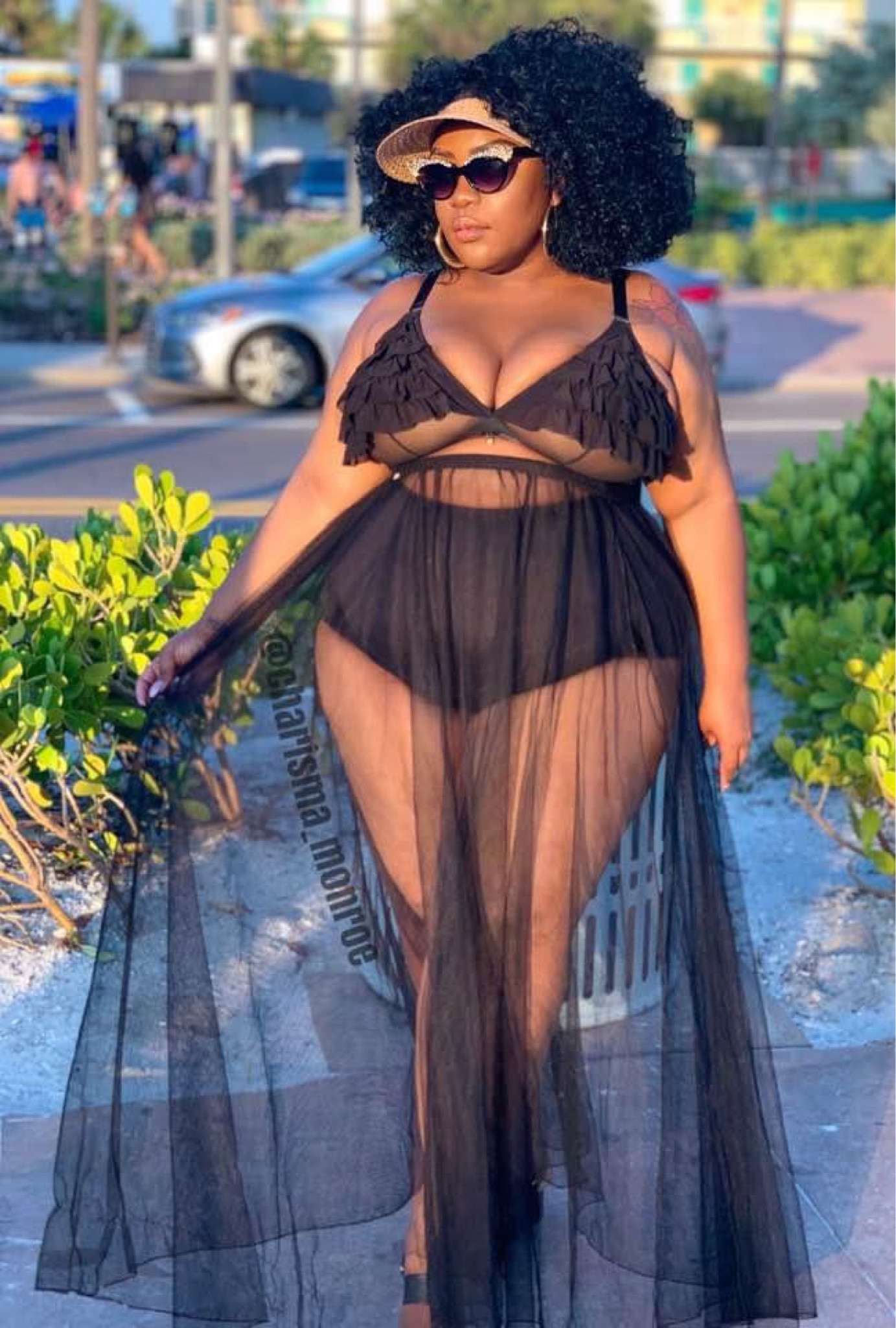 "Black is ALWAYS Trending” - a Budget Look
❗️SHOP THE LINKS ❗️

(Ideal for poolside, beach bar)

Some outfit inspiration FOR YOU, featuring all black,  tulle, and  pops of straw. All items worn are sold out/ old so I included some similar items for you. Shop the links if you appreciate the content! Follow for more!

Use charisma on shein to save, additionally.

#LTKcurves #LTKunder100 #LTKswim