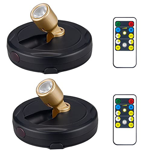 BERGUSTCH Battery Operated LED Spotlight, Indoor Picture Plant Spot Lights | Amazon (US)