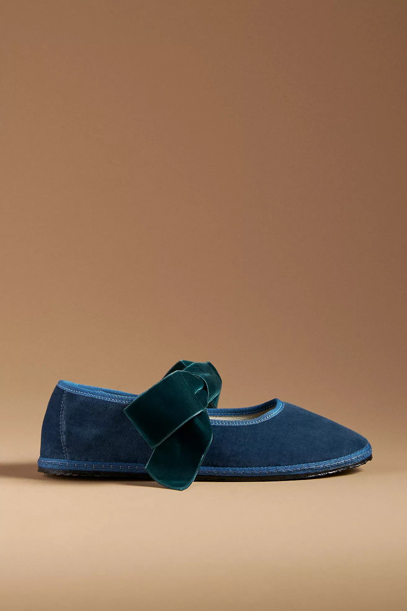 ViBi VENEZiA Cotton Bow Ballerina Flats | Anthropologie (US)