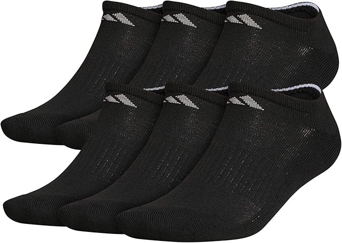 adidas mens Athletic Cushioned No Show Socks (6-pair) | Amazon (US)