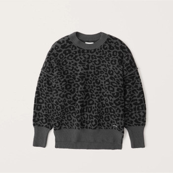 Oversized Chenille Sweater | Abercrombie & Fitch (US)