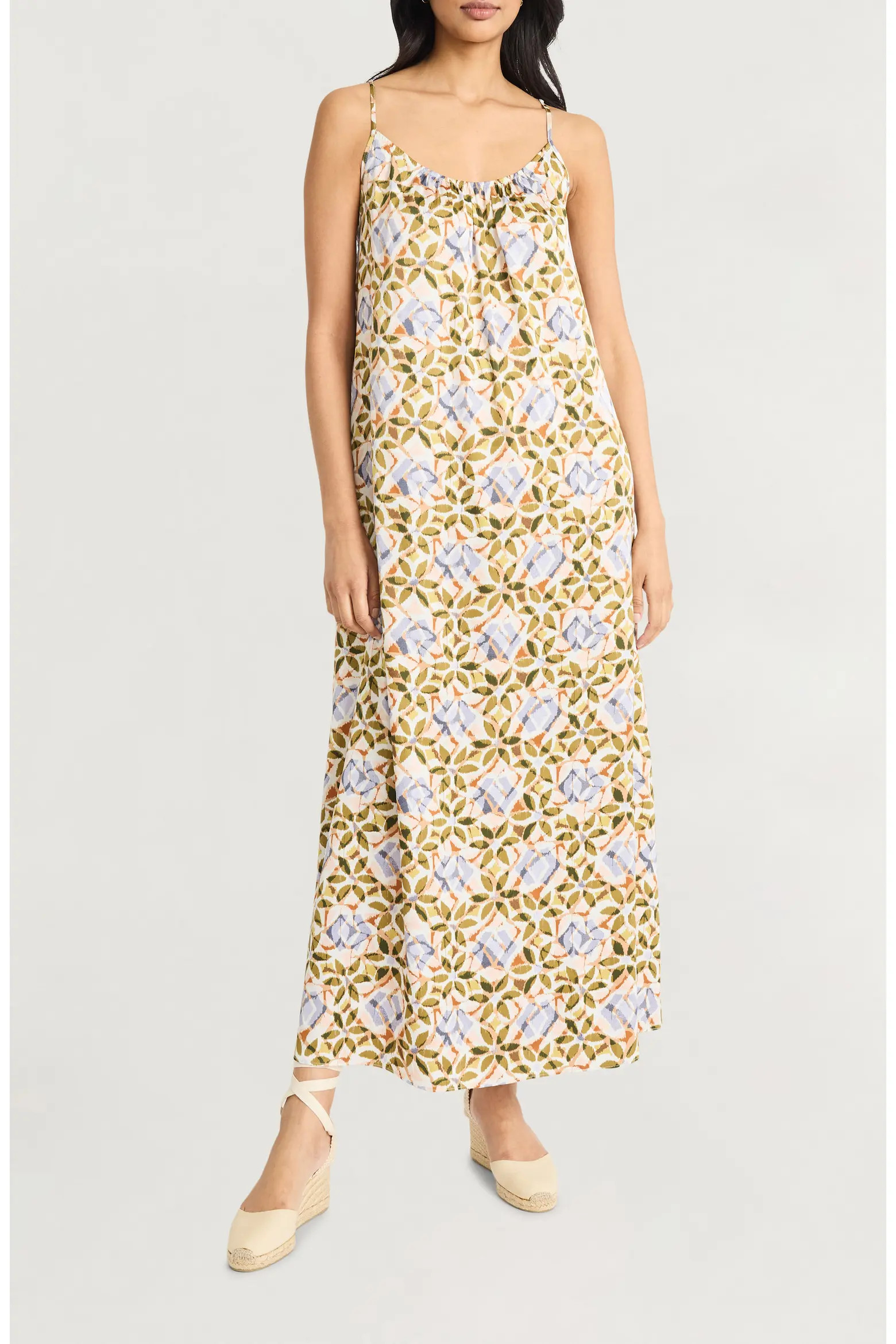 The Good Journey Gathered Racerback Maxi Sundress (Women) | Nordstromrack | Nordstrom Rack