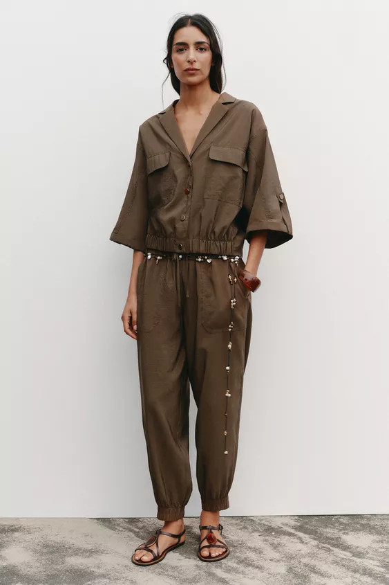 CUFFED HEM PANTS | Zara US