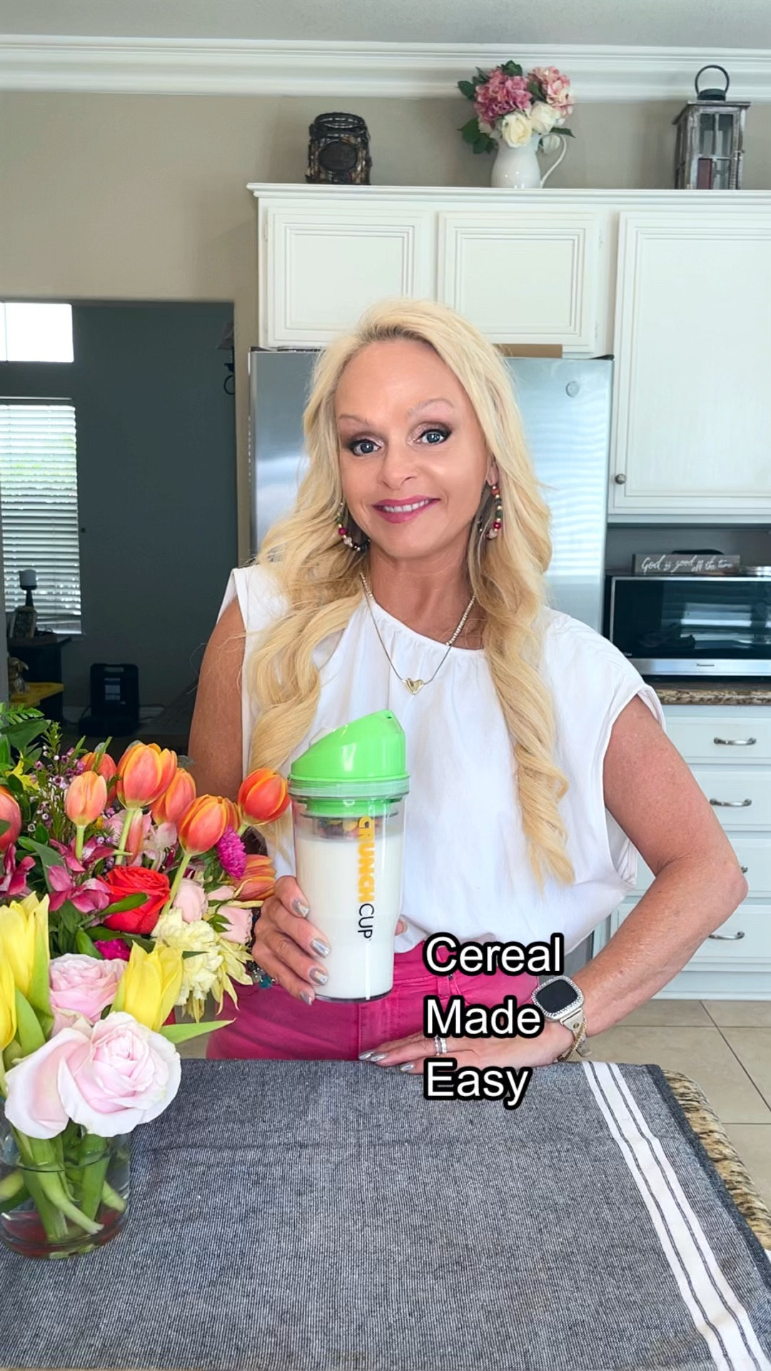 The cereal hack you need! No more cereal spills! 

This crunch cup is amazing and gets rid of any chance of cereal spills in the car. 

Breakfast hacks, life hacks, home needs, kitchen musts, organization

#LTKmomlife #LTKHome #LTKmorningroutine