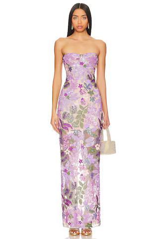 Bronx and Banco Dahlia Gown in Lilac Multi from Revolve.com | Revolve Clothing (Global)