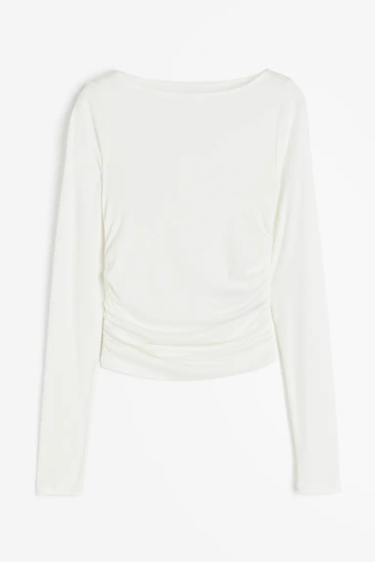 Gathered Jersey Top | H&M (US + CA)