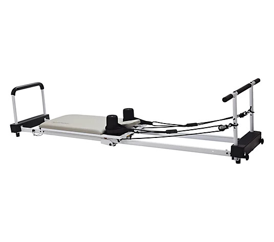 Make Your Selection: Pilates Home Studio 4-Cord Reformer with DVDs and Wallchart | QVC