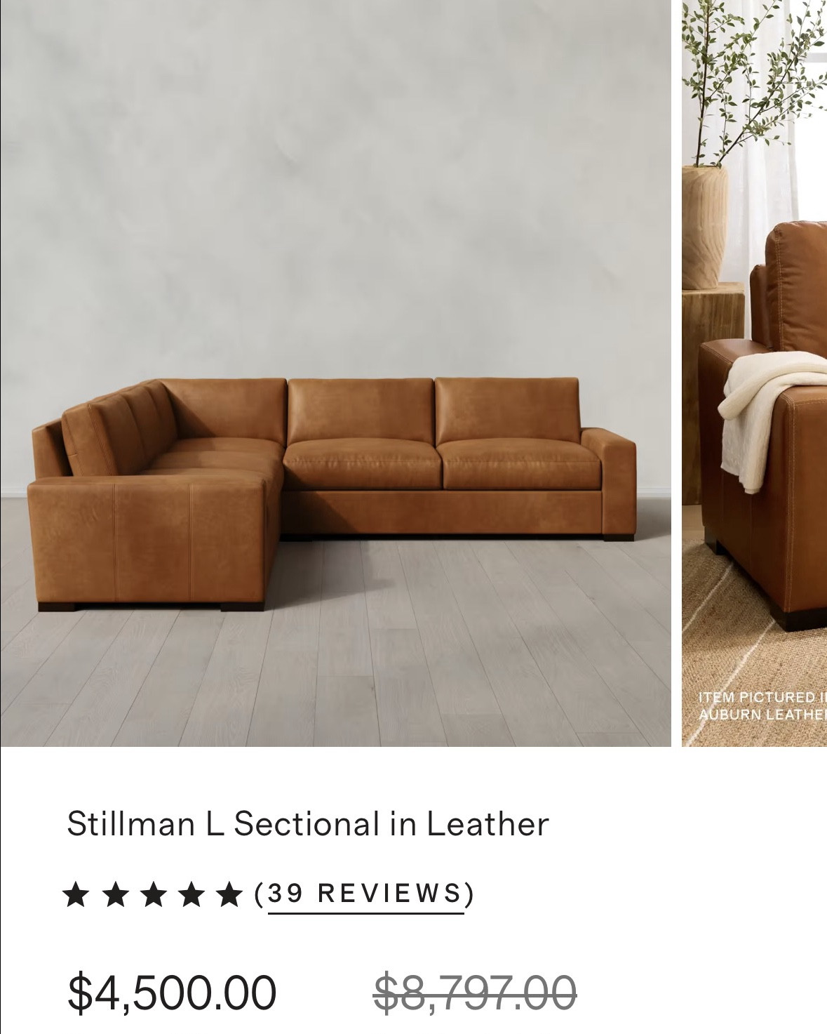 49% off this stunning sectional. Comes in 4 color options @Quince 

Sectional, modern sectional, couch, home finds, quince living room, leather sofa 

#LTKSeasonal #LTKSaleAlert #LTKHome