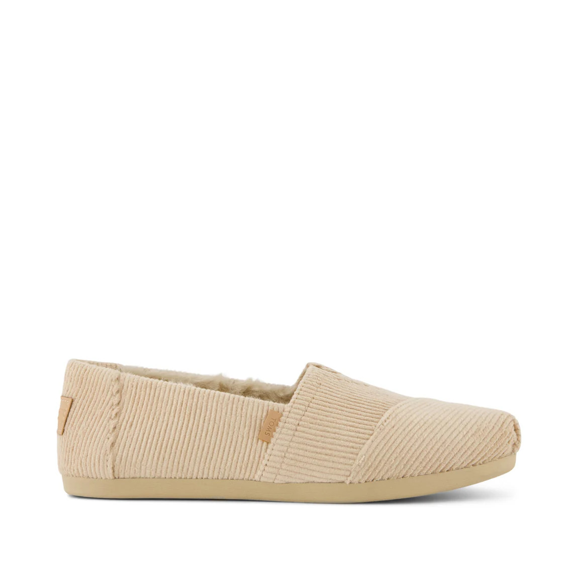 Womens Alpargata Classic Oatmeal Velvet Faux Fur | Toms EMEA
