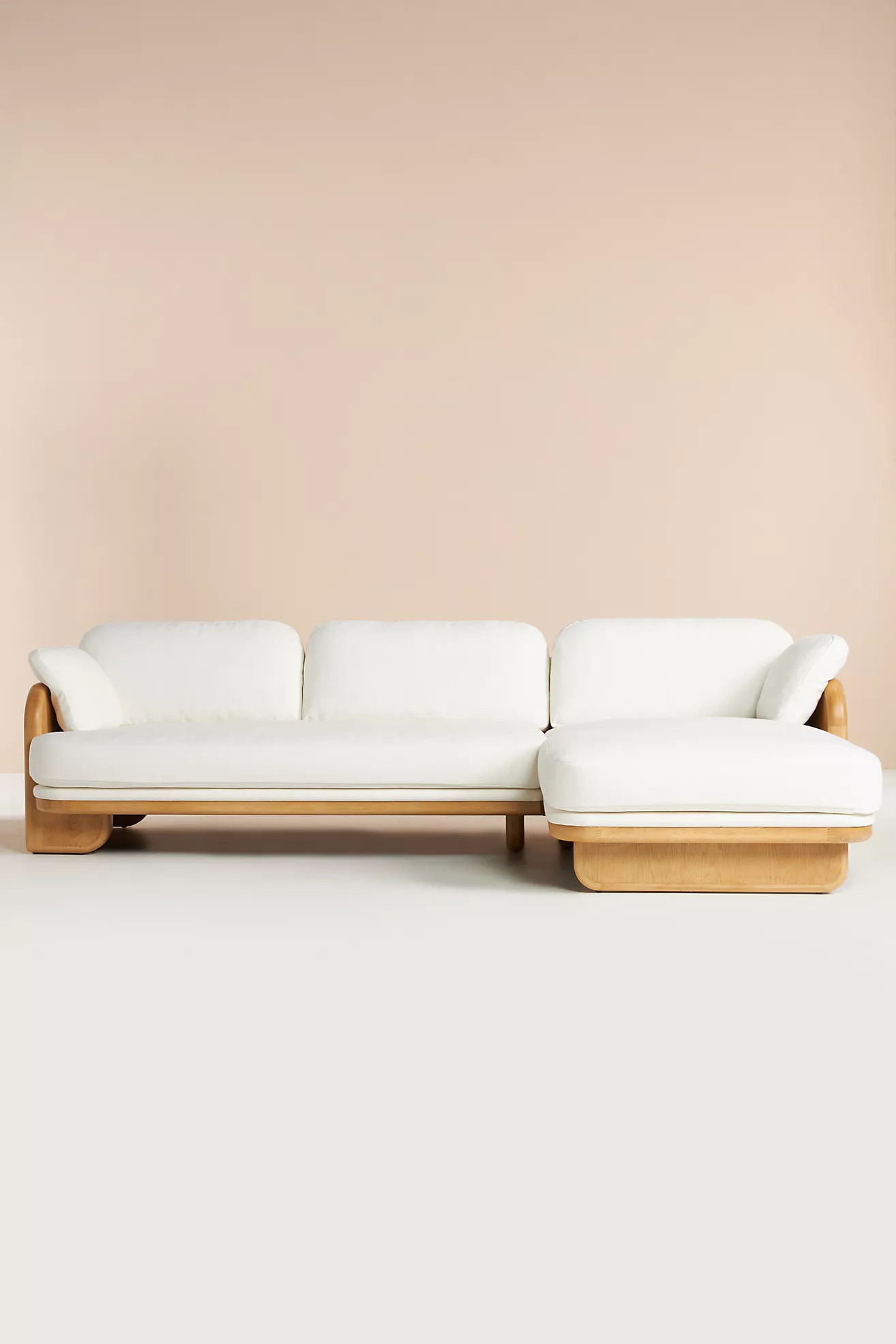 Mica Linen Modular Right-Corner Sofa | Anthropologie (UK)