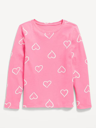 Softest Printed Long-Sleeve T-Shirt for Girls | Old Navy (US)