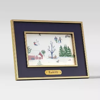 4" x 6" 'Family' Single Image Frame Navy - Threshold™ | Target