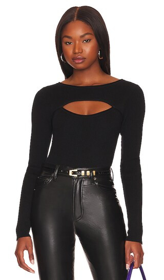 Donna Bodysuit in Black | Revolve Clothing (Global)