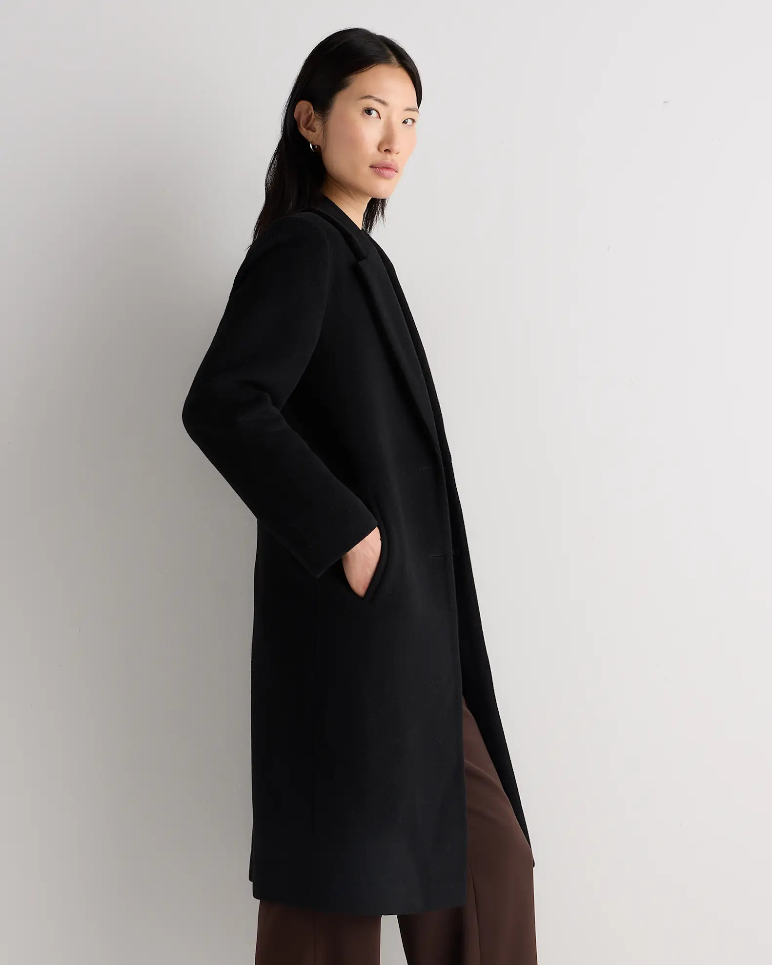 Wool Cashmere Classic Single-Breasted Coat | Quince
