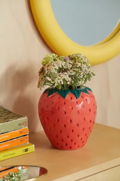 ban.do Strawberry Field Vase | Urban Outfitters (US and RoW)