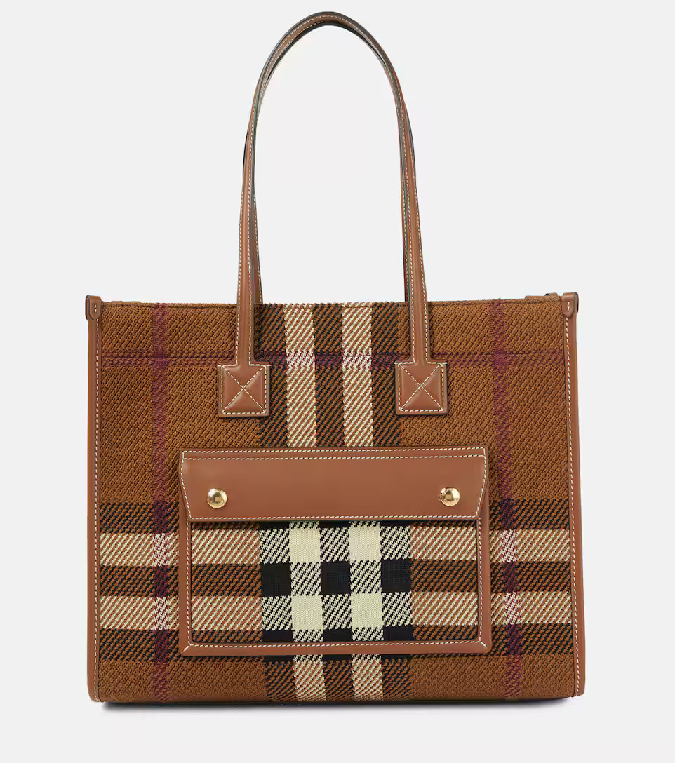 Freya Small checked tote | Mytheresa (US/CA)