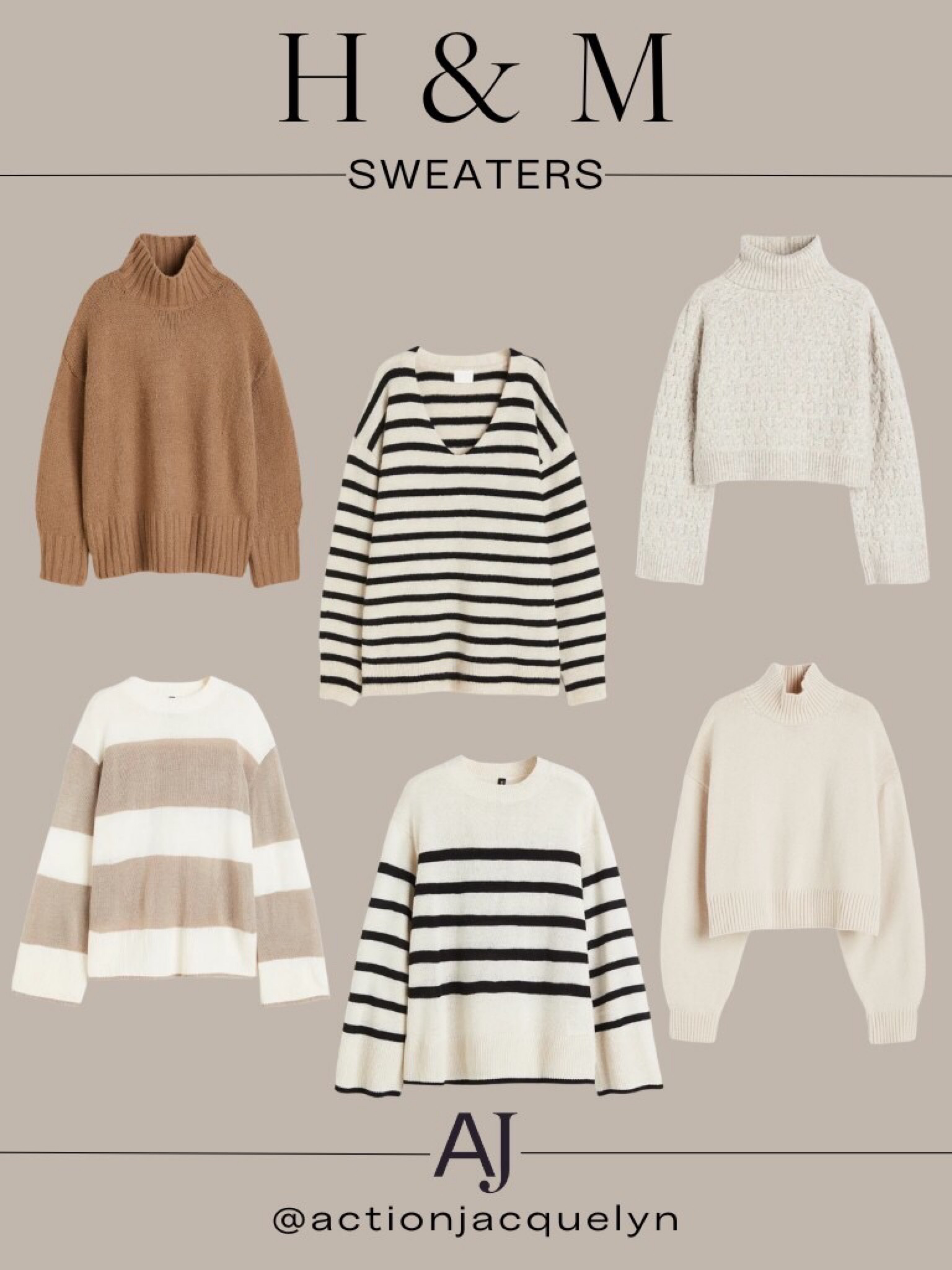 Sweater season is here, and so are the savings! Dive into H&M's collection of chic and affordable sweaters. 

#HMSweaters #FallFashion #SavingsAlert #CozyChic #FashionForLess #HMFinds #LimitedTimeOffer #AutumnStyle #SweaterWeather

#LTKtravel #LTKstyletip