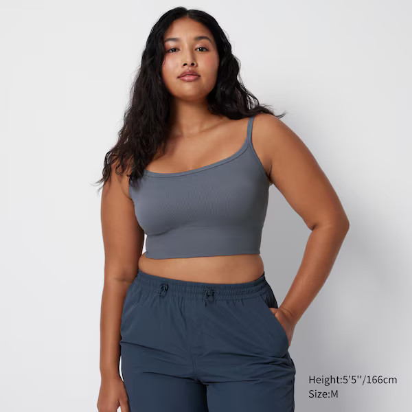Seamless Half Bra Camisole | UNIQLO US | UNIQLO (US)