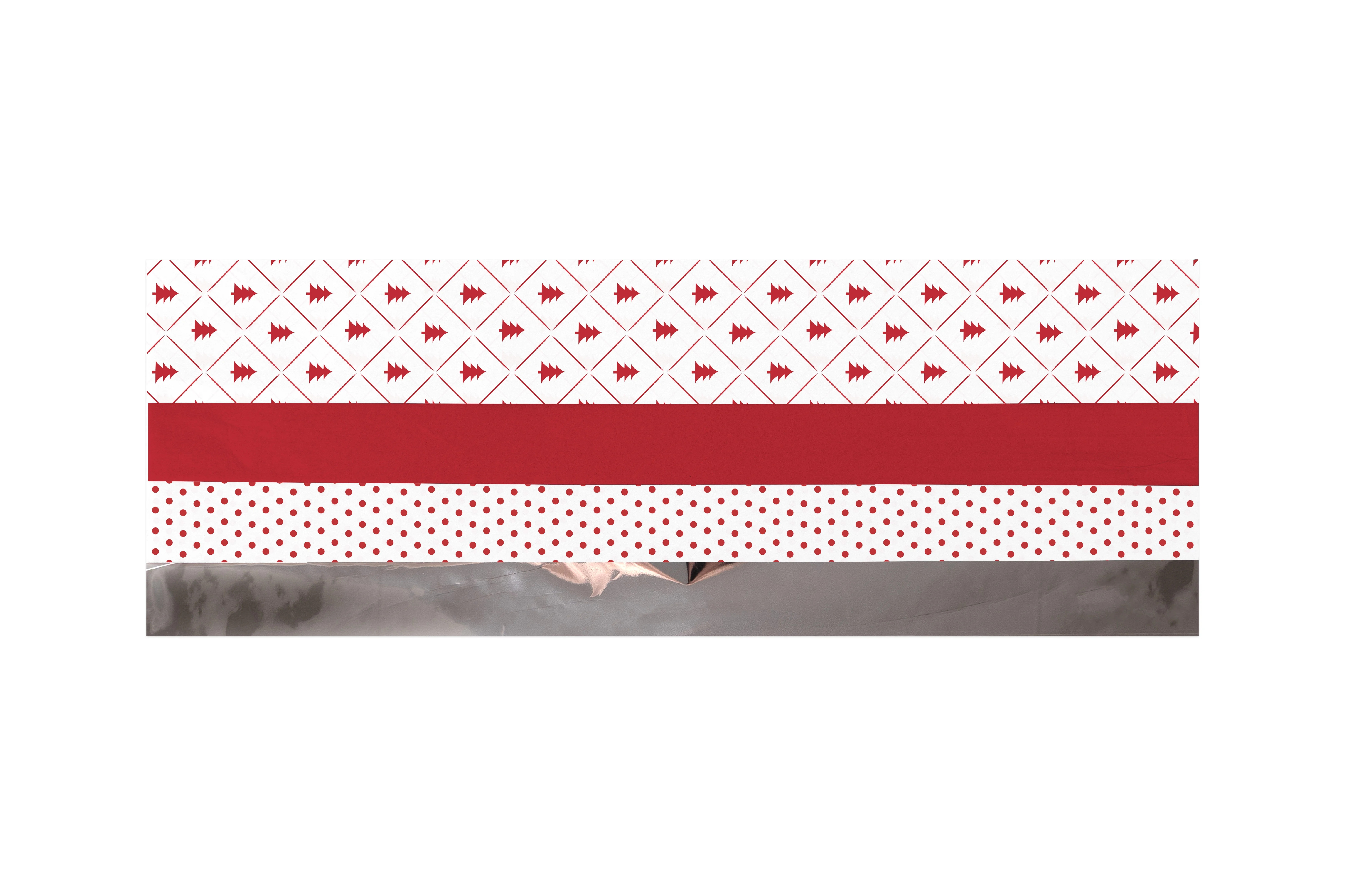 Christmas Tree Mylar Red Silver Gift Tissue Paper, 50 Sheets, by Holiday Time | Walmart (US)