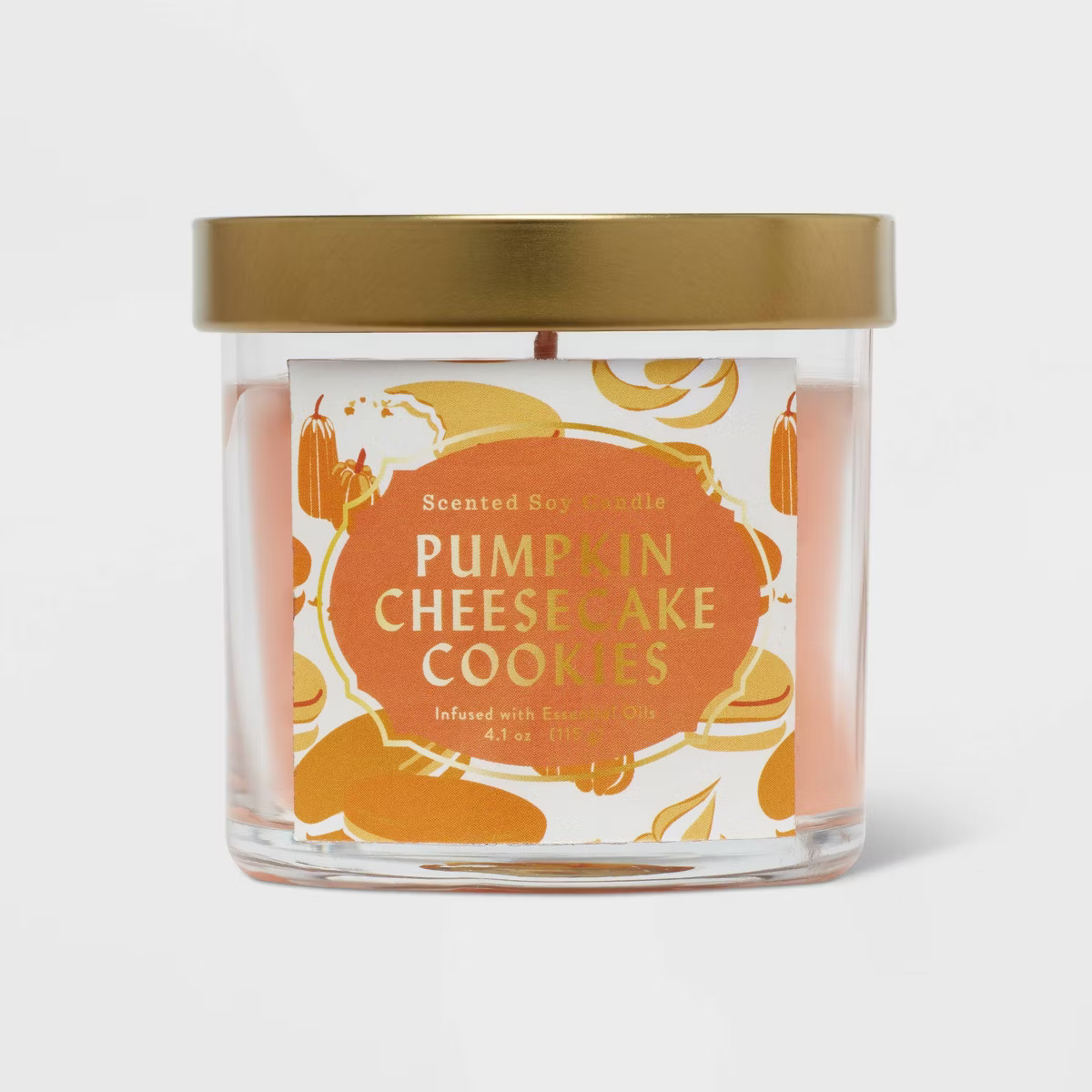 4.1oz Pumpkin Cheesecake Cookie Jar Candle Orange - Opalhouse™ | Target