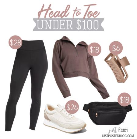 Loving this casual look for fall! The pullover, sneakers and bag drop in price when you click the target circle offer this week! The pullover is available in a few colors  

#LTKsalealert #LTKfindsunder100 #LTKfitness