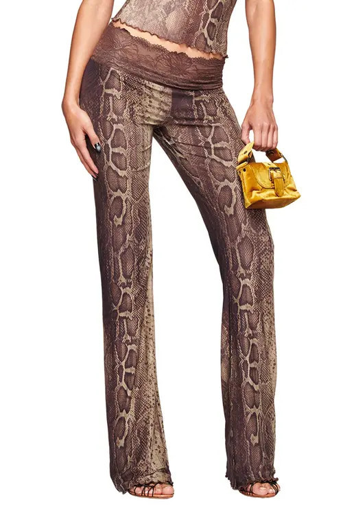 I.AM.GIA Silo Snakeskin Print Pants at Nordstrom, Size Xx-Small | Nordstrom