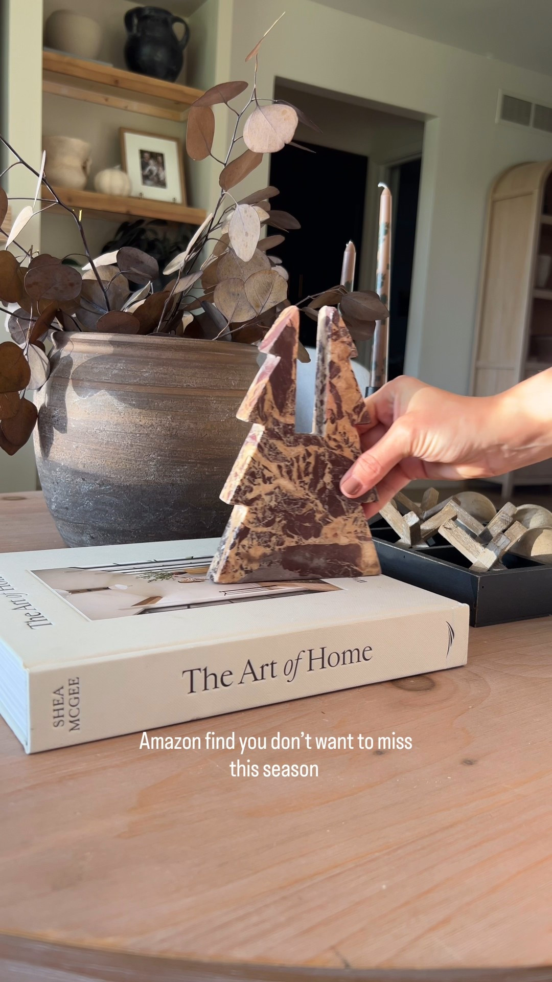 The prettiest marble tree! 

#LTKHome #LTKSeasonal #LTKFindsUnder50