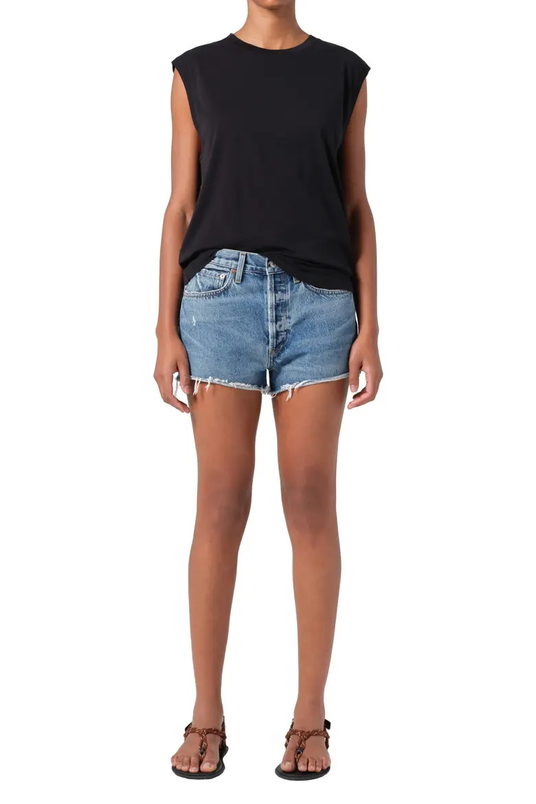 Parker High Waist Denim Cutoff Shorts (Women) | Nordstrom | Nordstrom