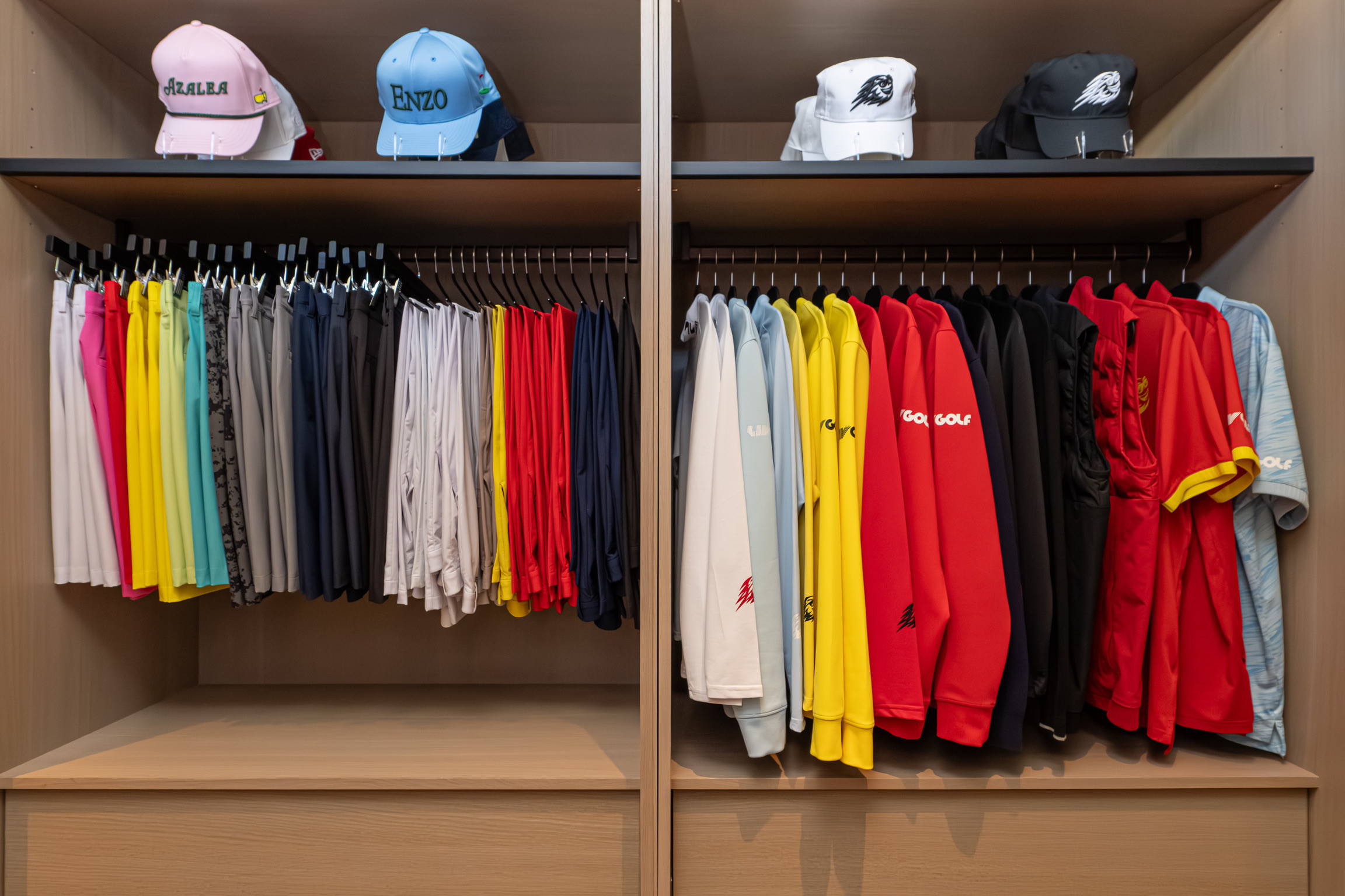 A life in constant motion demands structure that moves just as seamlessly. 

For @thesergiogarcia, the calendar is layered — tournaments, appearances, time between properties, and meaningful moments at home with his family in between. The pace is steady. The expectations high.

Home is his base. ✨

His closet was designed to reflect that rhythm — defined categories, streamlined golf attire, consolidated travel essentials, and accessories intentionally displayed. Nothing excessive. Nothing competing for attention. Every element placed with clarity and purpose.

Thoughtfully designed by the Graceful Spaces team to support performance, precision, and the quiet confidence of a space that simply works.



#sergiogarcia #closetorganization #luxuryhomes #austin #golflifestyle

#LTKMens #LTKHome #LTKActive

#LTKActive #LTKMens #LTKHome

#LTKfitness #LTKhome #LTKmens