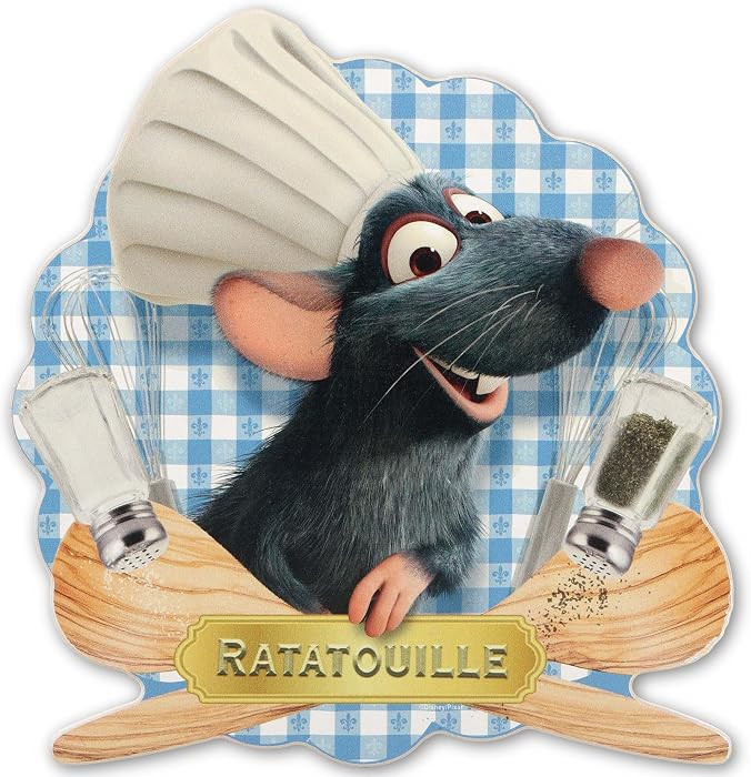 Open Road Brands Disney Pixar Ratatouille Wood Wall Decor - Fun Ratatouille Sign for Kitchen or D... | Amazon (US)