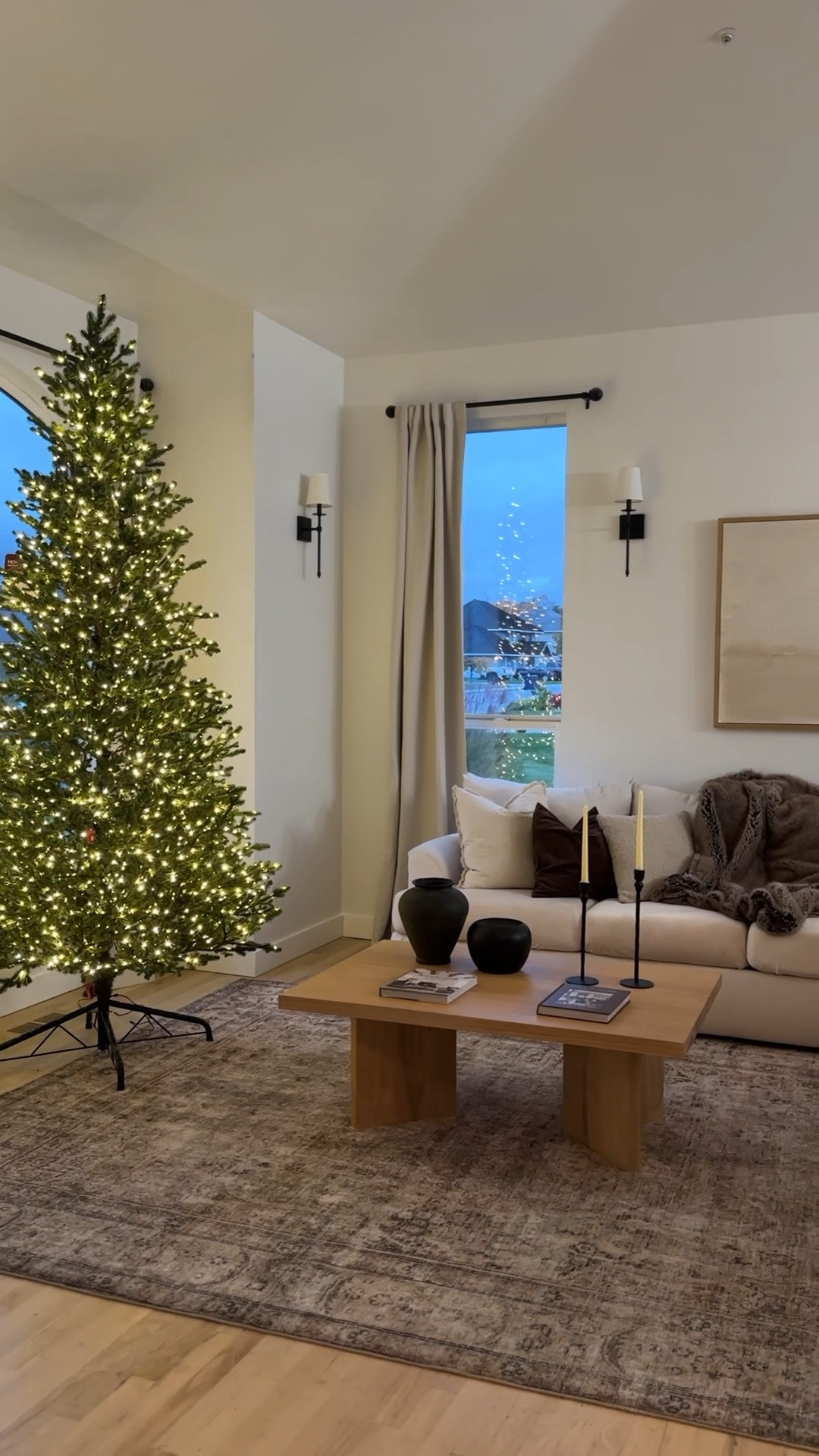 Started my Christmas 2025 Christmas decorating with this beautiful twinkling Christmas tree from Home Depot! 

#LTKHome #LTKHoliday #LTKSeasonal