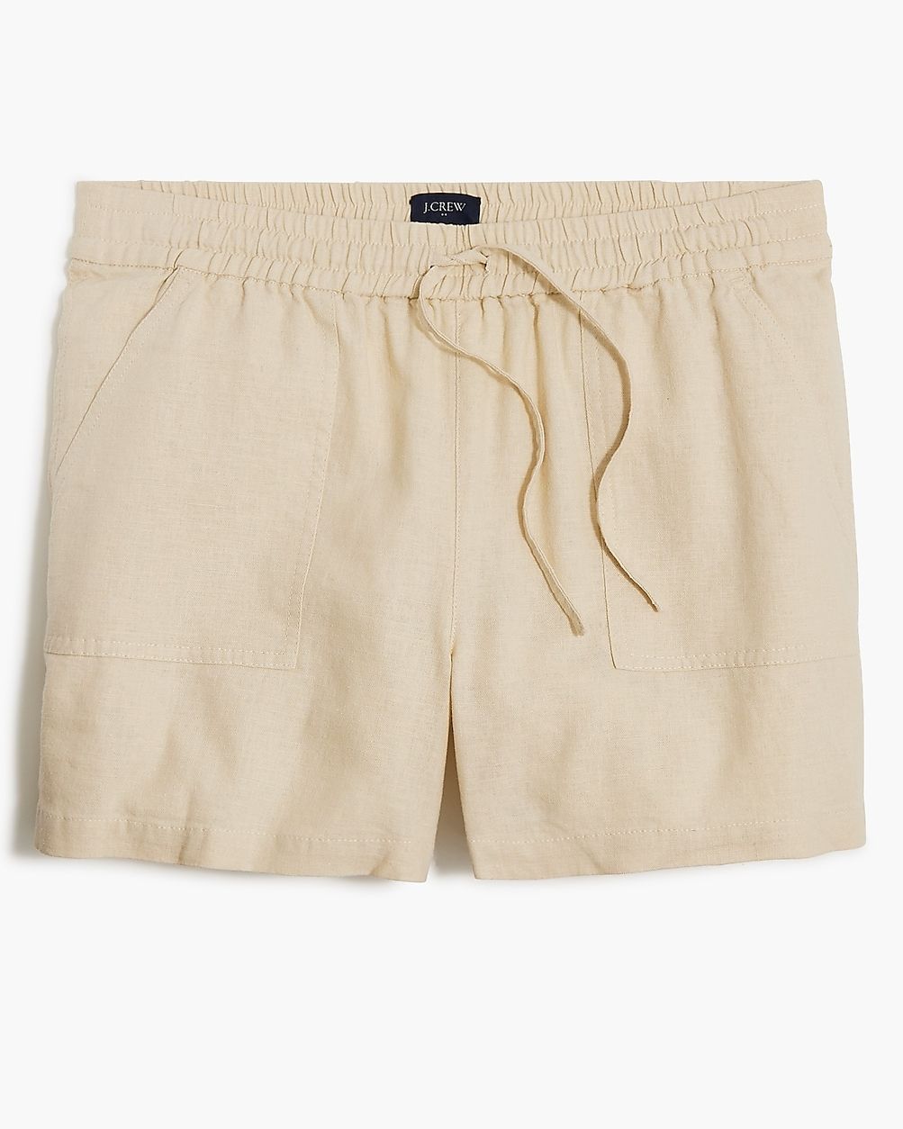 Linen-blend drawstring short | J.Crew Factory