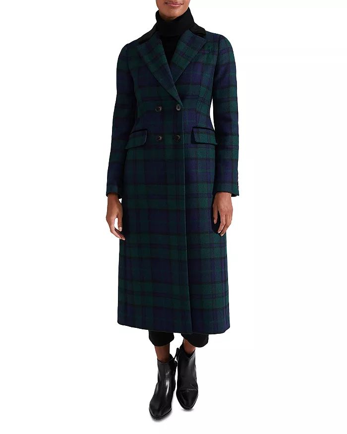 Patricia Plaid Double Breasted Coat | Bloomingdale's (US)