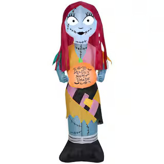 Disney 3.5 ft Airblown-Sally with Pumpkin Halloween Inflatable G-228438 - The Home Depot | The Home Depot