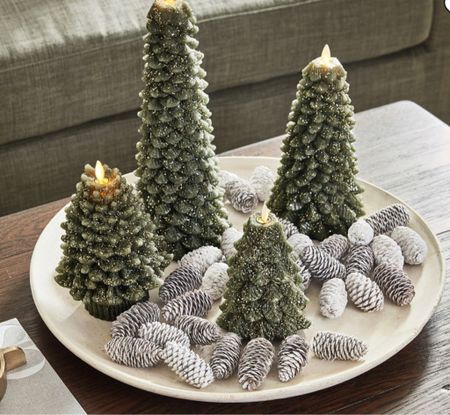 These flicker tree candles are adorable 

Tray / holiday decor / Christmas decor / coffee table decor / console table decor / living room / tree candle

#LTKhome #LTKHoliday #LTKstyletip