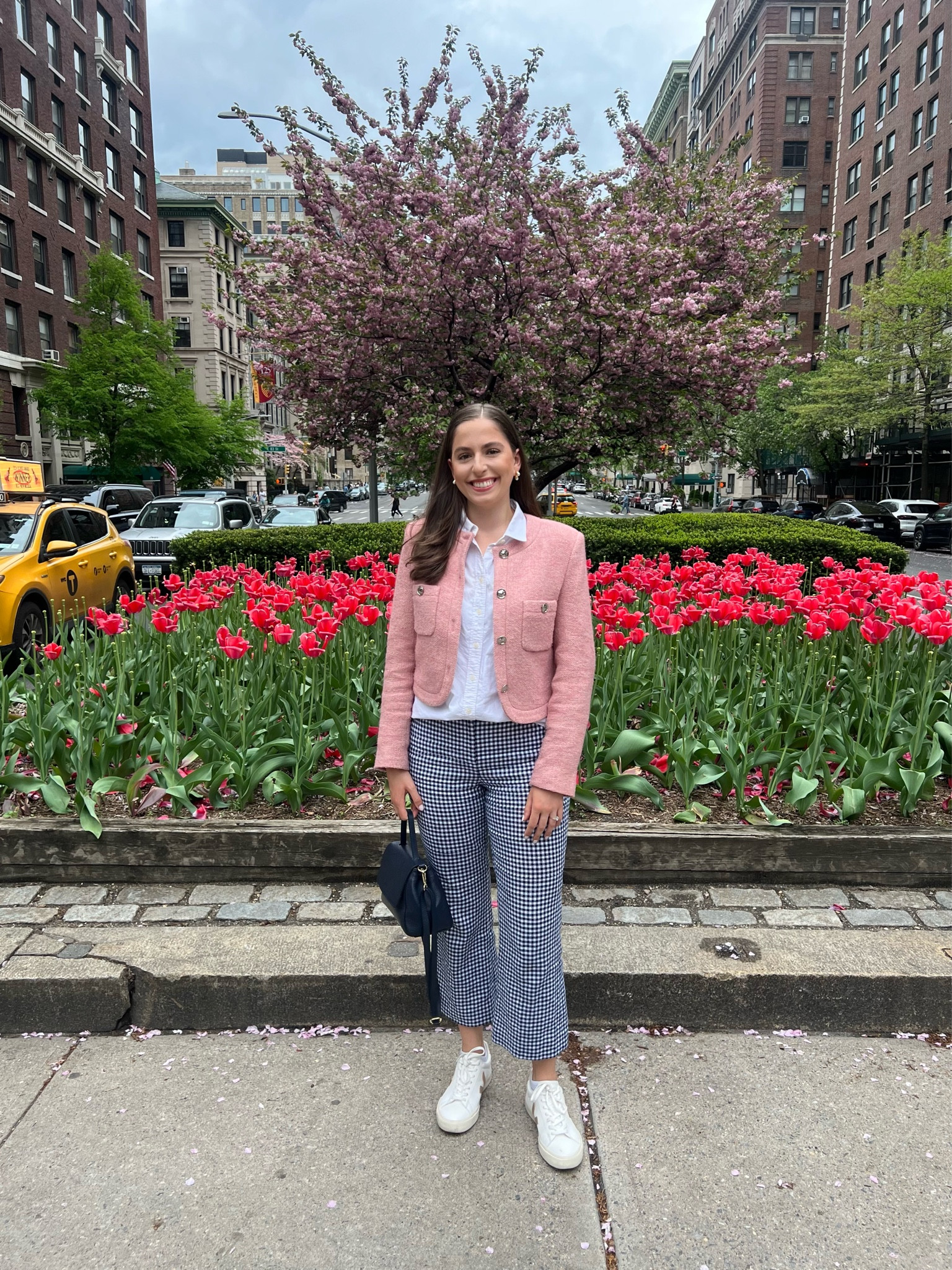 The dreamiest season… 🌷



Spring outfit, casual spring outfit, spring fashion, gingham pants, pink lady jacket, pink tweed jacket, white oxford, white button down, white leather sneakers, white tennis shoes, spring in nyc, spring in New York 

#LTKFindsUnder100 #LTKStyleTip #LTKSeasonal