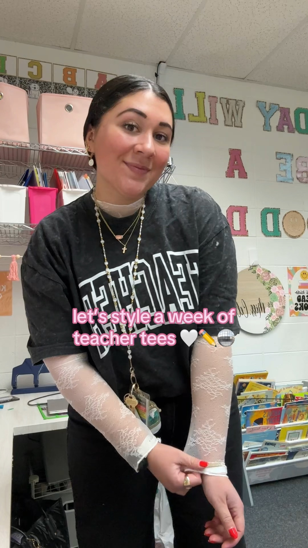 A week of teacher tees!!💞✏️🪩

#LTKSeasonal #LTKWorkwear #LTKMidsize