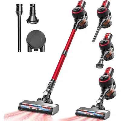 HACUUM Lightweight Adjustable Cordless Bagless Stick Vacuum Handheld Vacuum Cleaners | Wayfair Professional