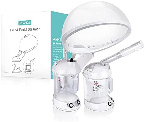 Hair Steamer EZBASICS 2 in 1 Ion Facial Steamer with Extendable Arm Table Top Hair Humidifier Hot Mi | Amazon (US)