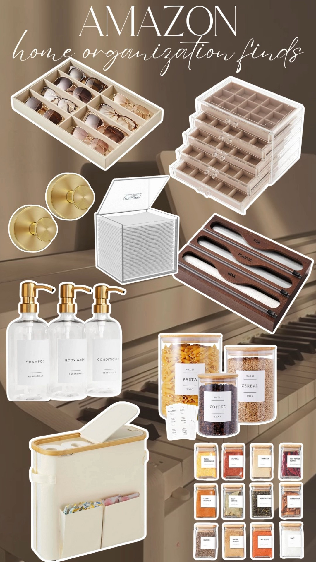 Amazon. Home decor. Acrylic. Bathroom. Kitchen. Home reset. New Year reset. Trending. Best Sellers. Viral.  

 #LTKHome #LTKFindsUnder50 #LTKFindsUnder100