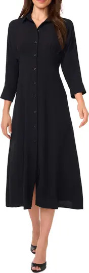 Halogen® Midi Shirtdress | Nordstrom | Nordstrom