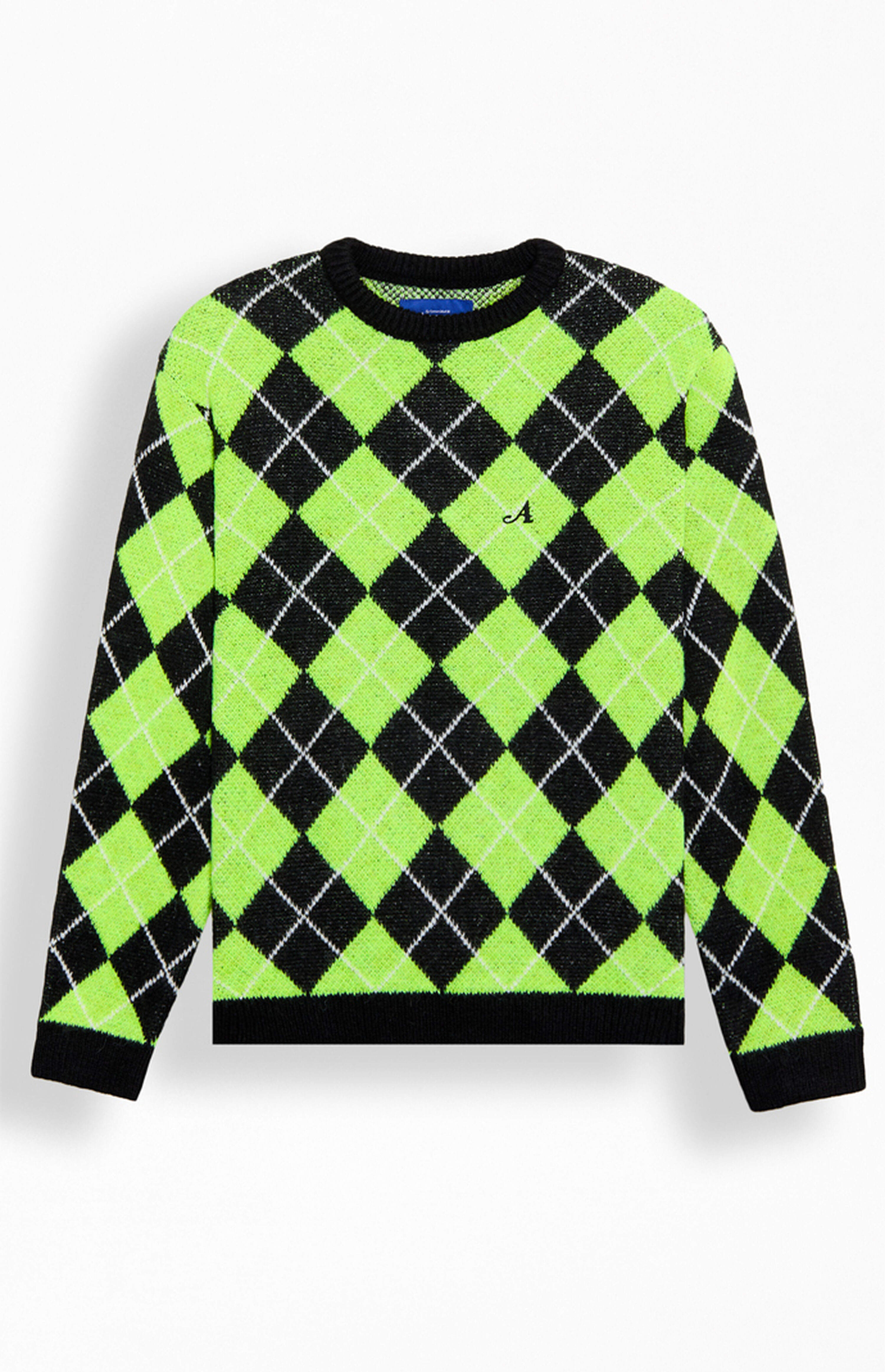 Awake NY Argyle Crew Neck Sweater | PacSun