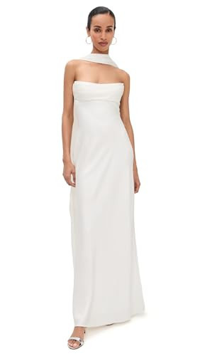 Runaway the Label Women's Madeleine Strapless Maxi Dress, Pearl, XL | Amazon (US)