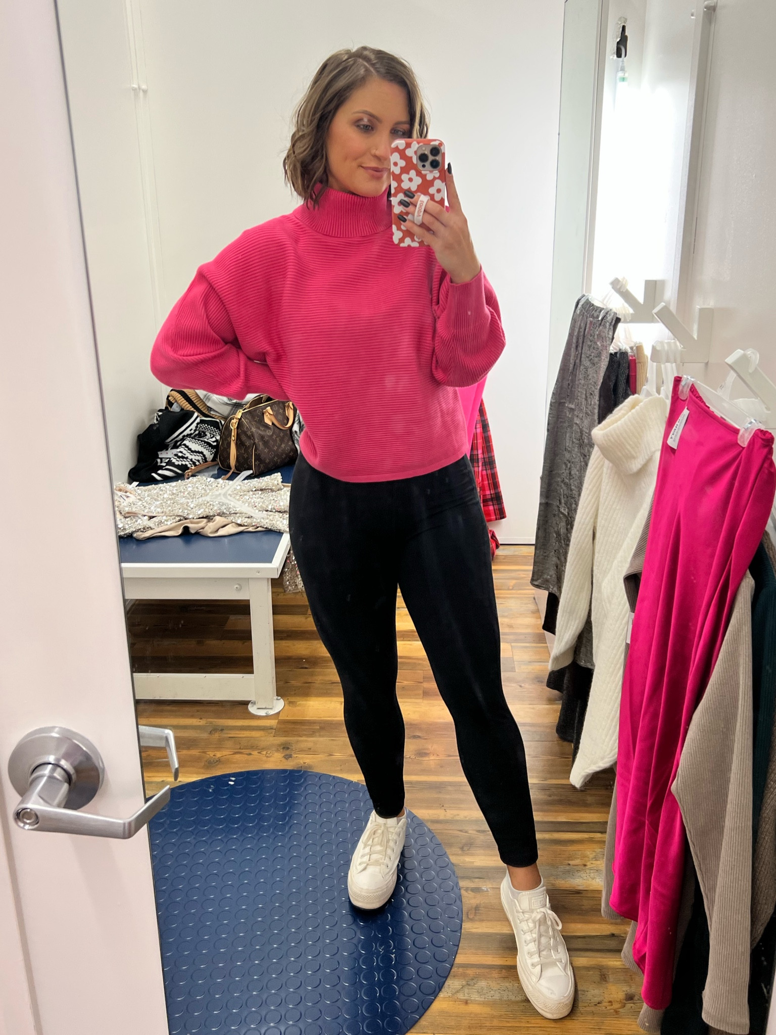 Love this combo! Sweater over a bodysuit! Wearing a small in the sweater, medium in the bodysuit  

#LTKSeasonal #LTKtravel #LTKsalealert